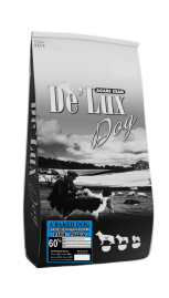 De Lux Dog BAKED FISH (угорь, калкан, сельдь) Holistic 6 kg