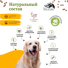 Для средних и крупных пород "Ультра Гипо" с Олениной, 10 кг