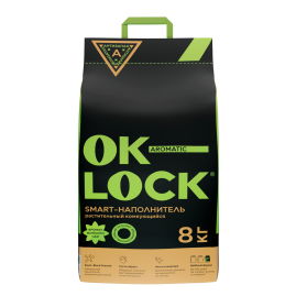 Наполнитель Ok-Lock Зеленый Чай, 8 кг
