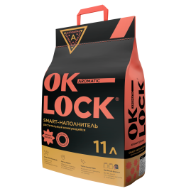 Наполнитель Ok-Lock Персик, 11л