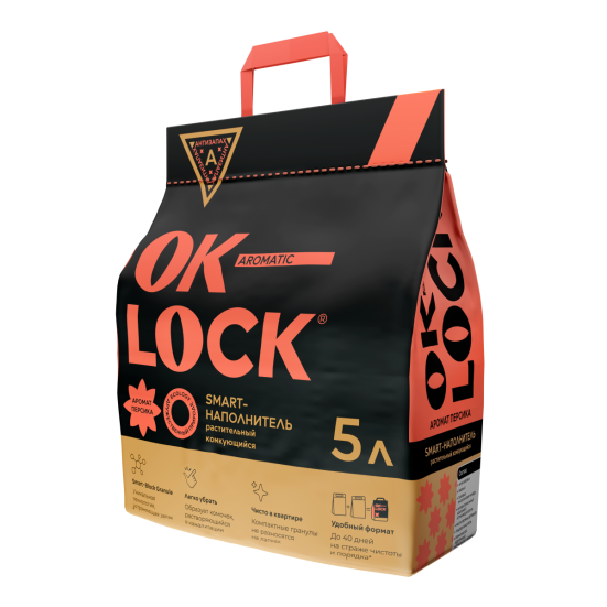 Наполнитель Ok-Lock Персик, 5л