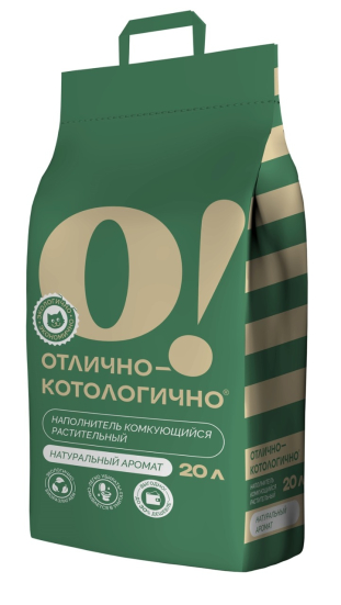 Наполнитель O!Отлично без ароматизатора, 8 кг