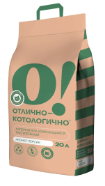 Наполнитель О!Отлично Персик, 8 кг (20л)