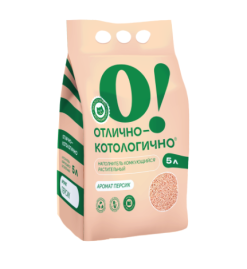 Наполнитель О!Отлично Персик, 5л