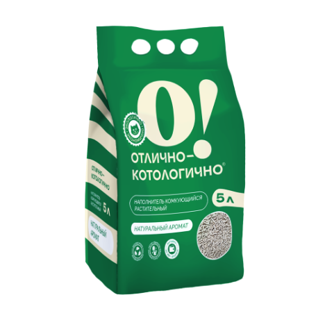 Наполнитель О!Отлично без ароматизатора, 5л