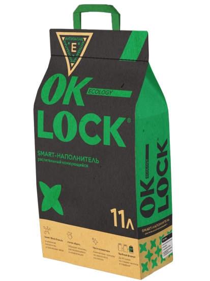 Наполнитель Ok-Lock растительный, 11л