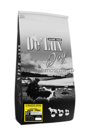De Lux Dog BAKED DUCK (утка) Holistic 3 kg