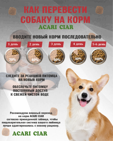 Acari Ciar Tasty Индейка, 3.5 кг