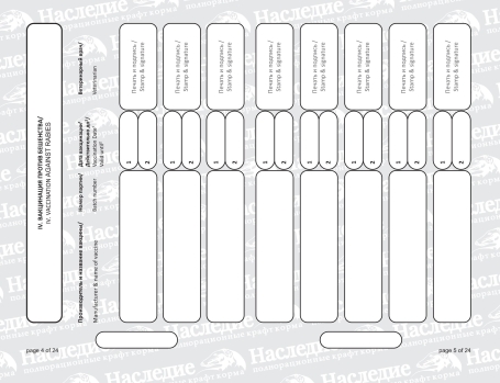 Международный ветеринарный паспорт