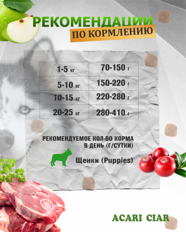 JUNIOR для щенков от 6 до 18 месяцев 25 kg