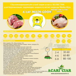 CAT Starter Maine Coon Holistic для котят 1.5 kg